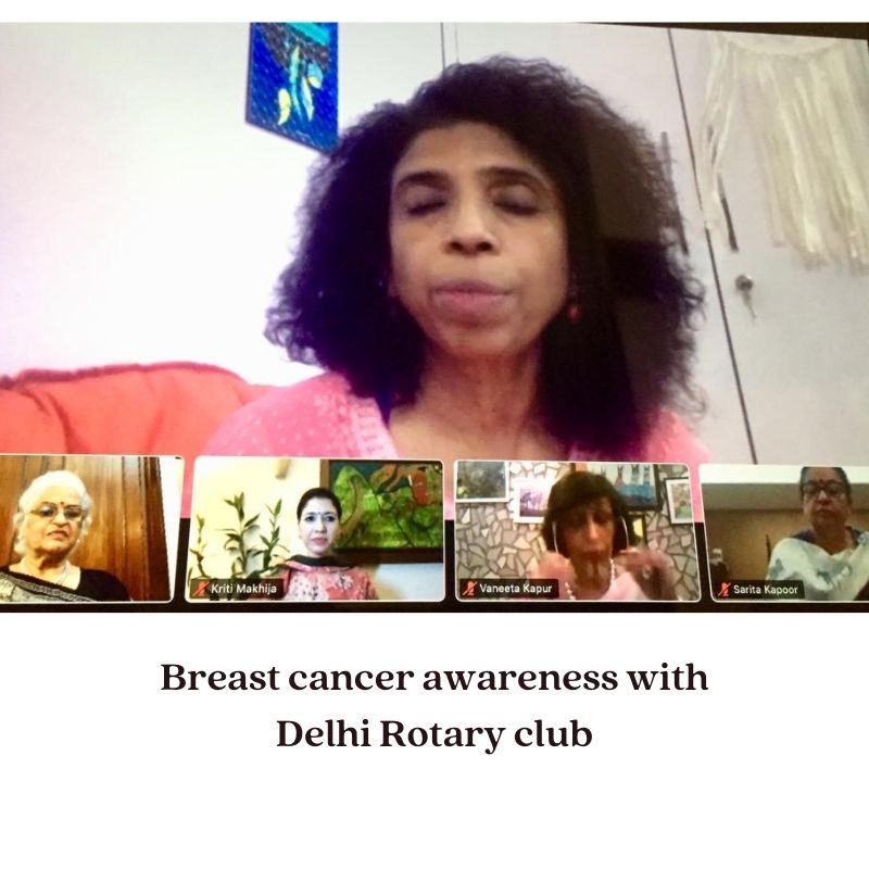 Breast cancer awareness with Delhi Rotary club