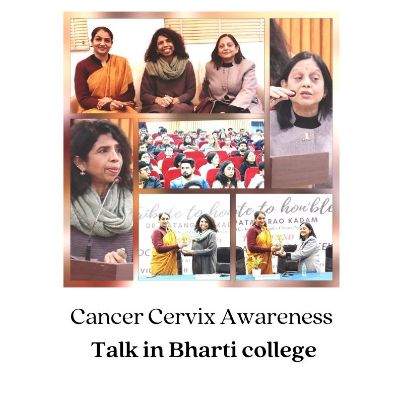 Cancer Cervix Awareness Talk in Bharti college (2)