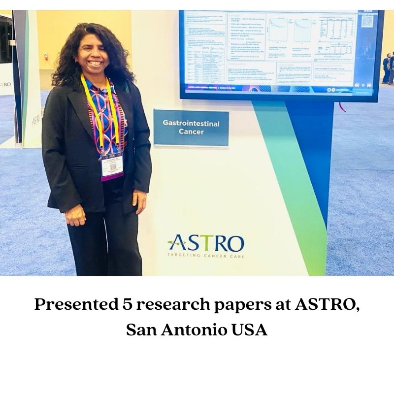 Presented 5 research papers at ASTRO, San Antonio USA (3)