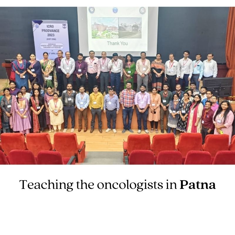 Teaching the oncologists in Patna (2)