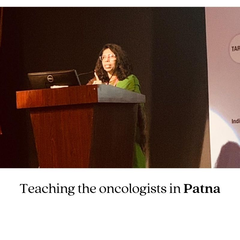 Teaching the oncologists in Patna